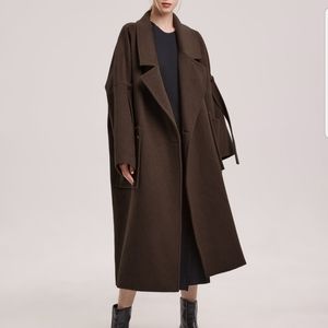 Brown Wool Coat NAP Loungewear